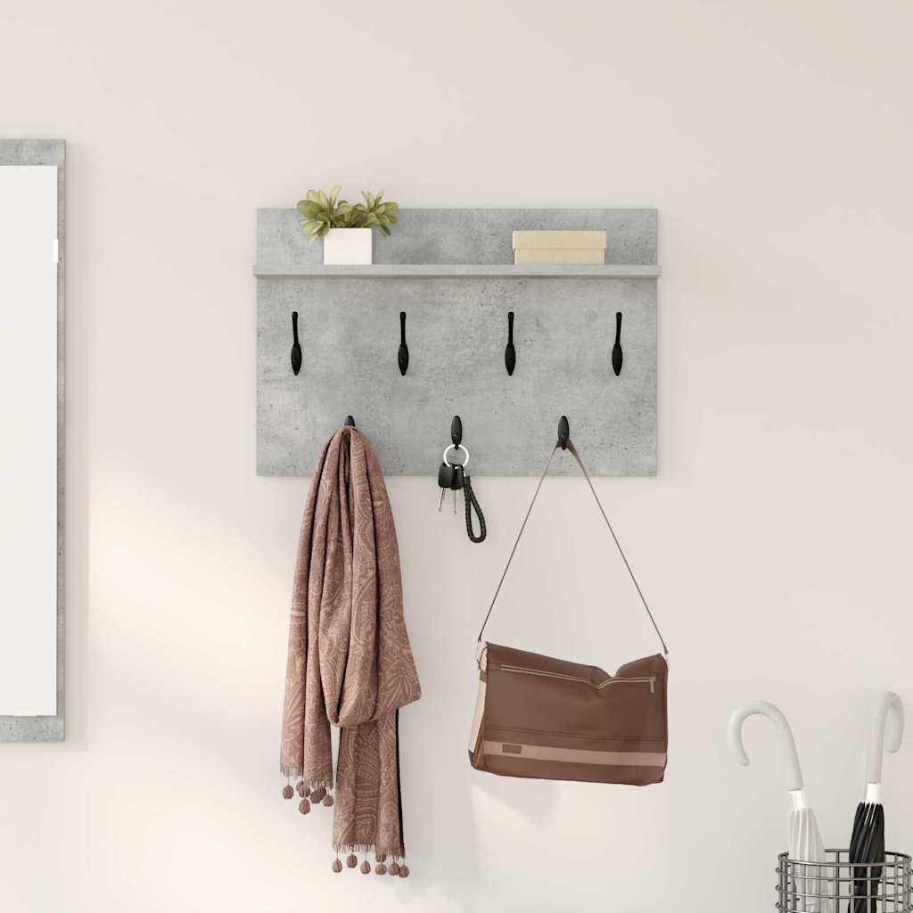 Perchero de pared 100 x 40 x 12 cm Madera de ingeniería