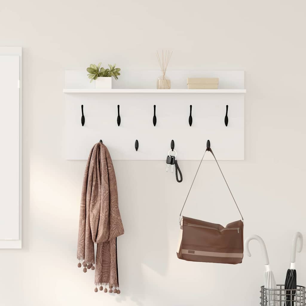 Perchero de pared 100 x 40 x 12 cm Madera de ingeniería