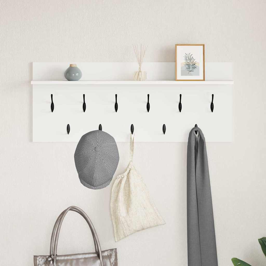 Perchero de pared 100 x 40 x 12 cm Madera de ingeniería