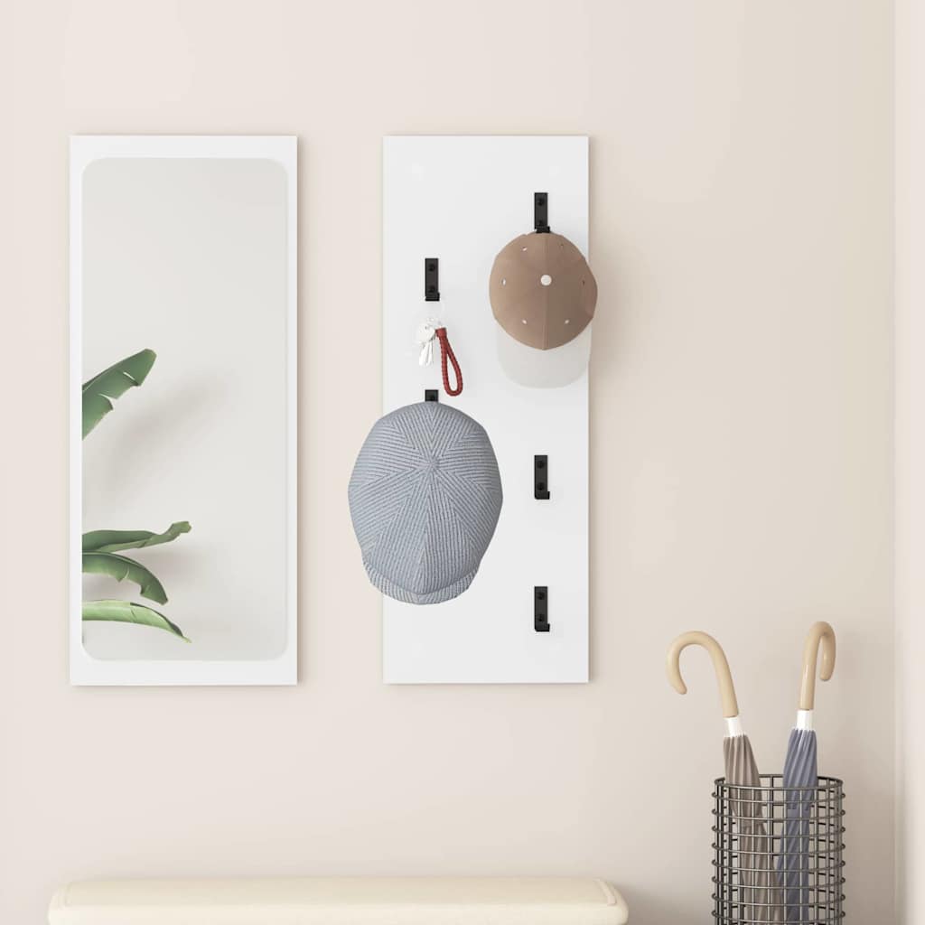 Perchero de pared 30 x 1,5 x 80 cm Madera de ingeniería