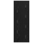 Perchero de pared Roble Negro 30 x 1,5 x 80 cm