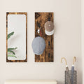 Perchero de pared Roble ahumado 30 x 1,5 x 80 cm
