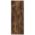 Perchero de pared Roble ahumado 30 x 1,5 x 80 cm