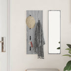 Perchero de pared Gris Sonoma 30 x 1,5 x 80 cm