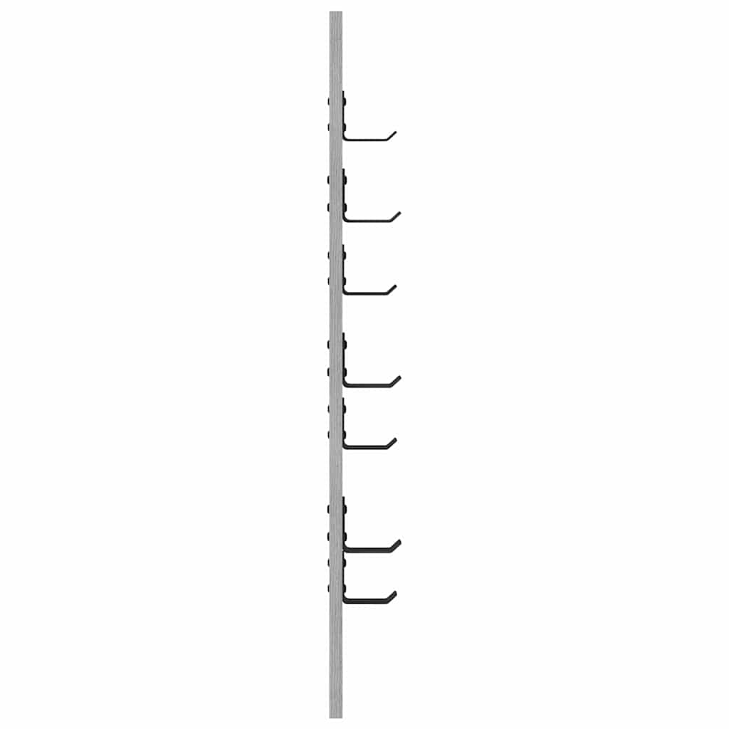 Perchero de pared Gris Sonoma 30 x 1,5 x 80 cm