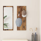 Perchero de pared Madera vieja 30 x 1,5 x 80 cm