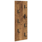 Perchero de pared Madera vieja 30 x 1,5 x 80 cm