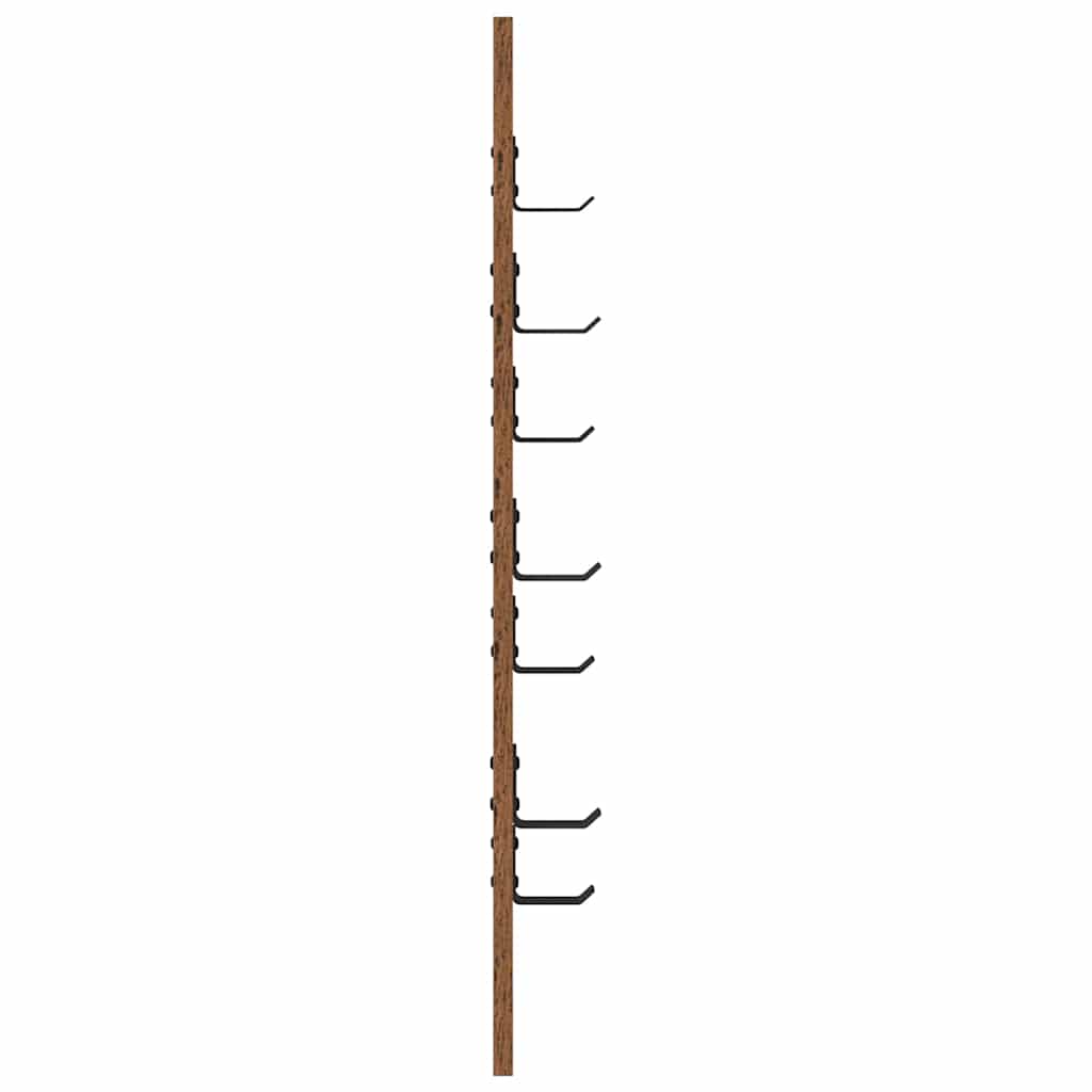 Perchero de pared Madera vieja 30 x 1,5 x 80 cm