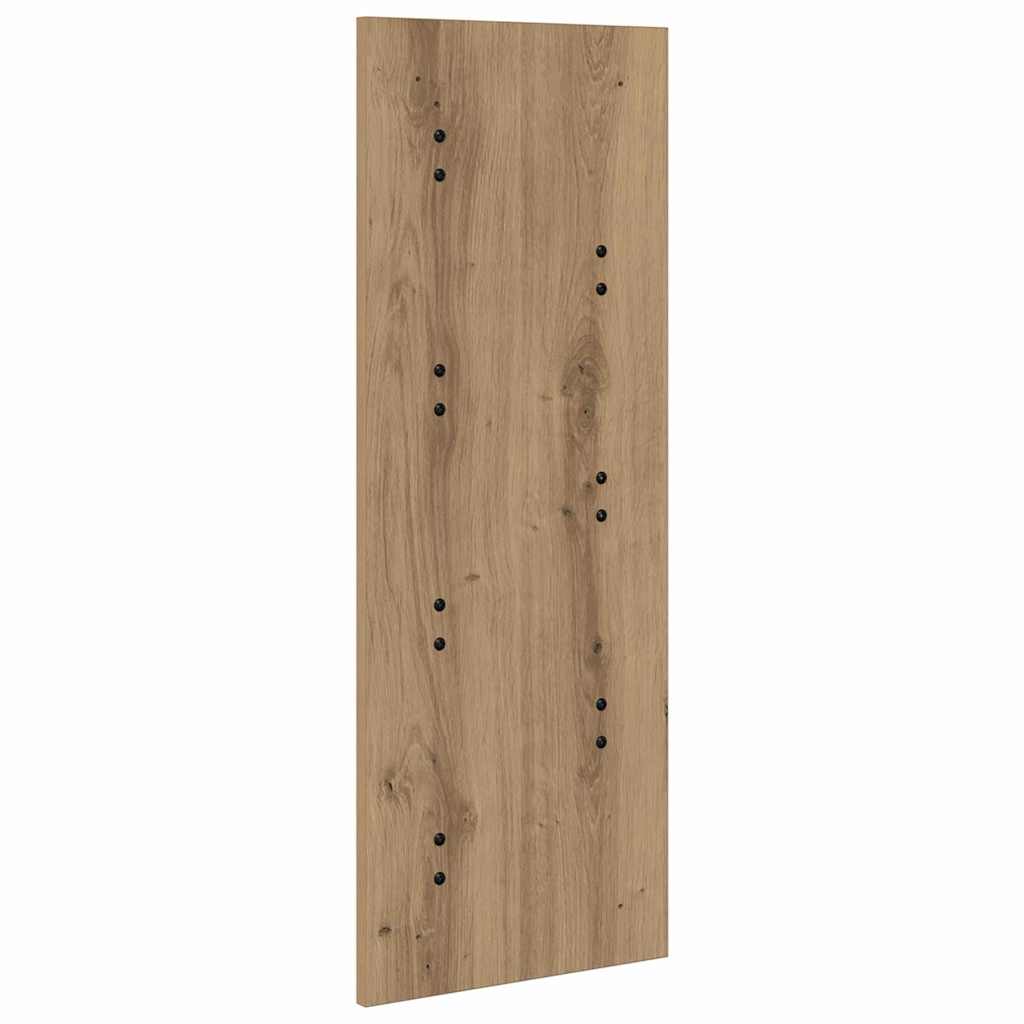Perchero de pared Roble artesanal 30 x 1,5 x 80 cm