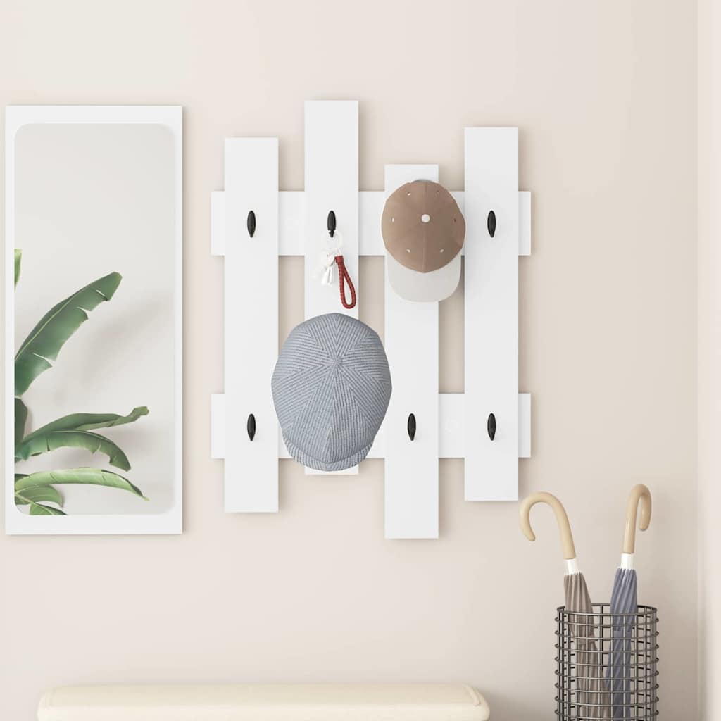 Perchero de pared 60 x 3 x 82 cm Madera de ingeniería