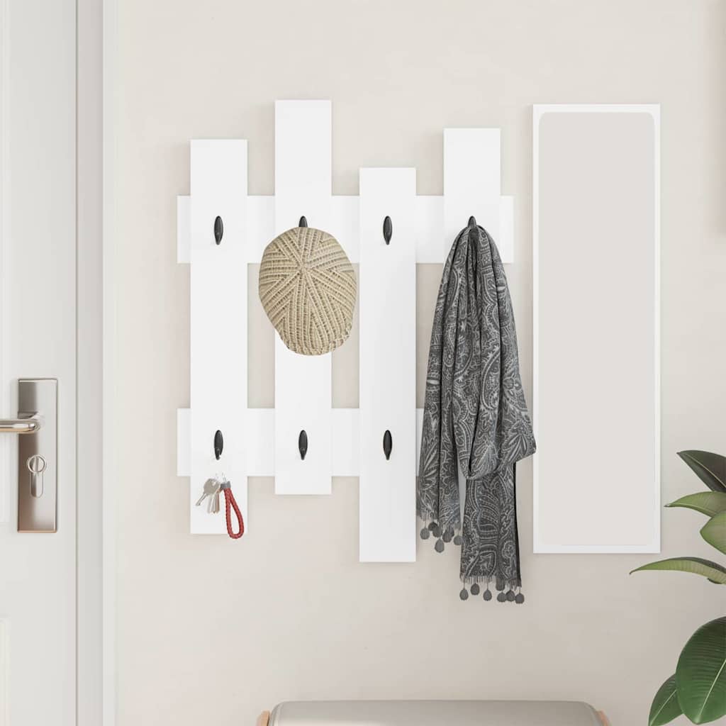 Perchero de pared 60 x 3 x 82 cm Madera de ingeniería