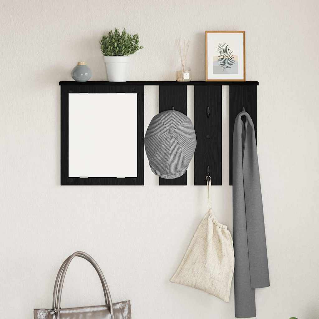 Perchero de pared Blanco 84 x 10 x 80 cm Madera contrachapada