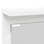 Perchero de pared Blanco 84 x 10 x 80 cm Madera contrachapada