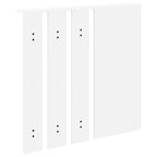 Perchero de pared Blanco 84 x 10 x 80 cm Madera contrachapada