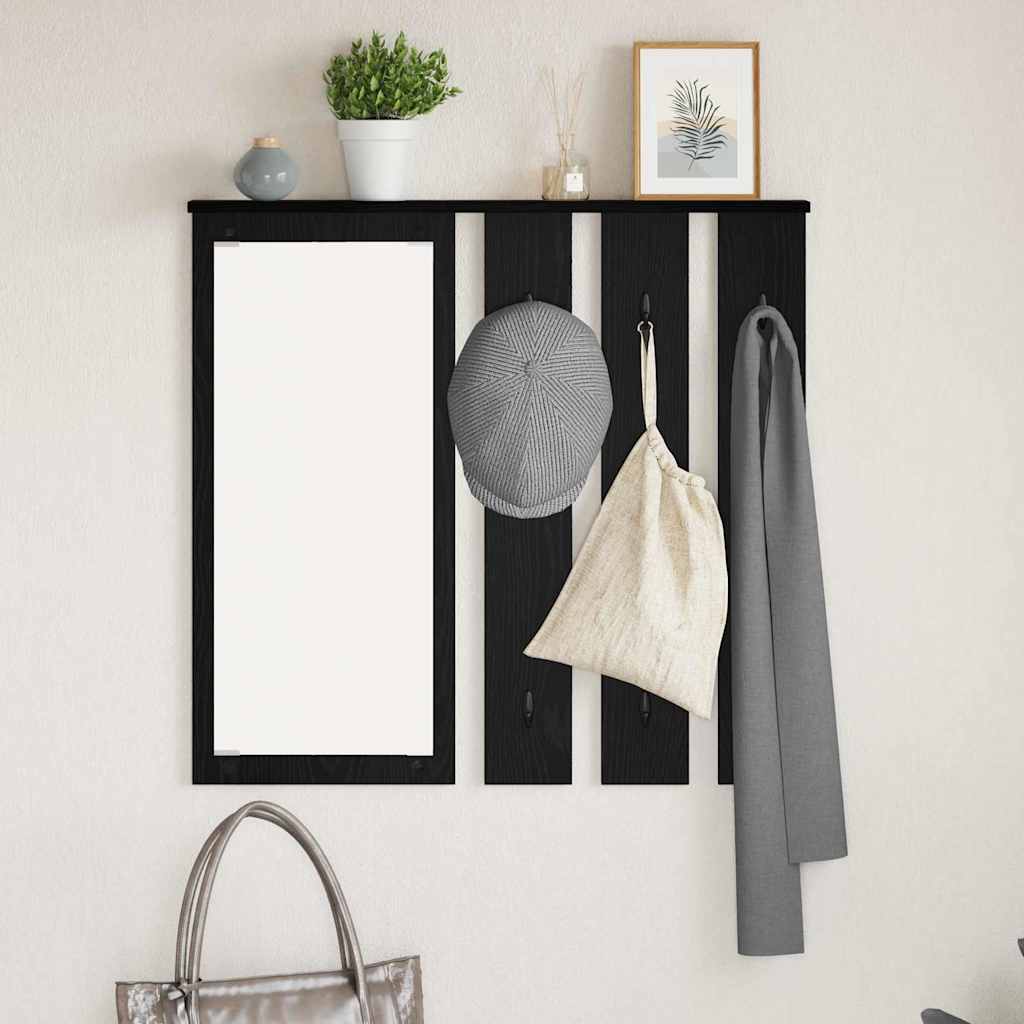 Perchero de pared Blanco 84 x 10 x 80 cm Madera contrachapada
