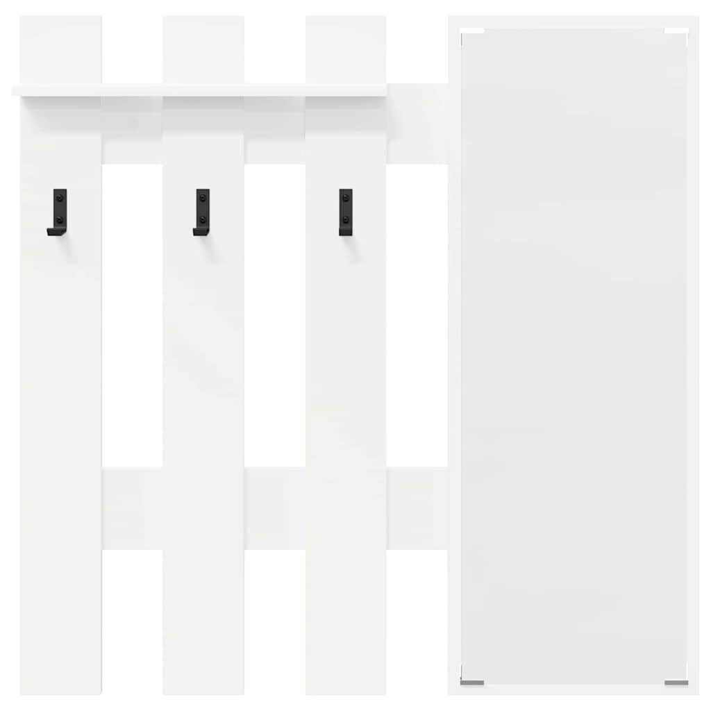 Perchero de pared 100 x 10 x 100 cm Madera de ingeniería