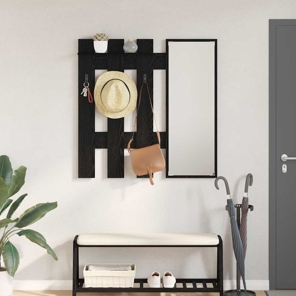 Wall coat rack 100 x 10 x 100 cm Engineered wood