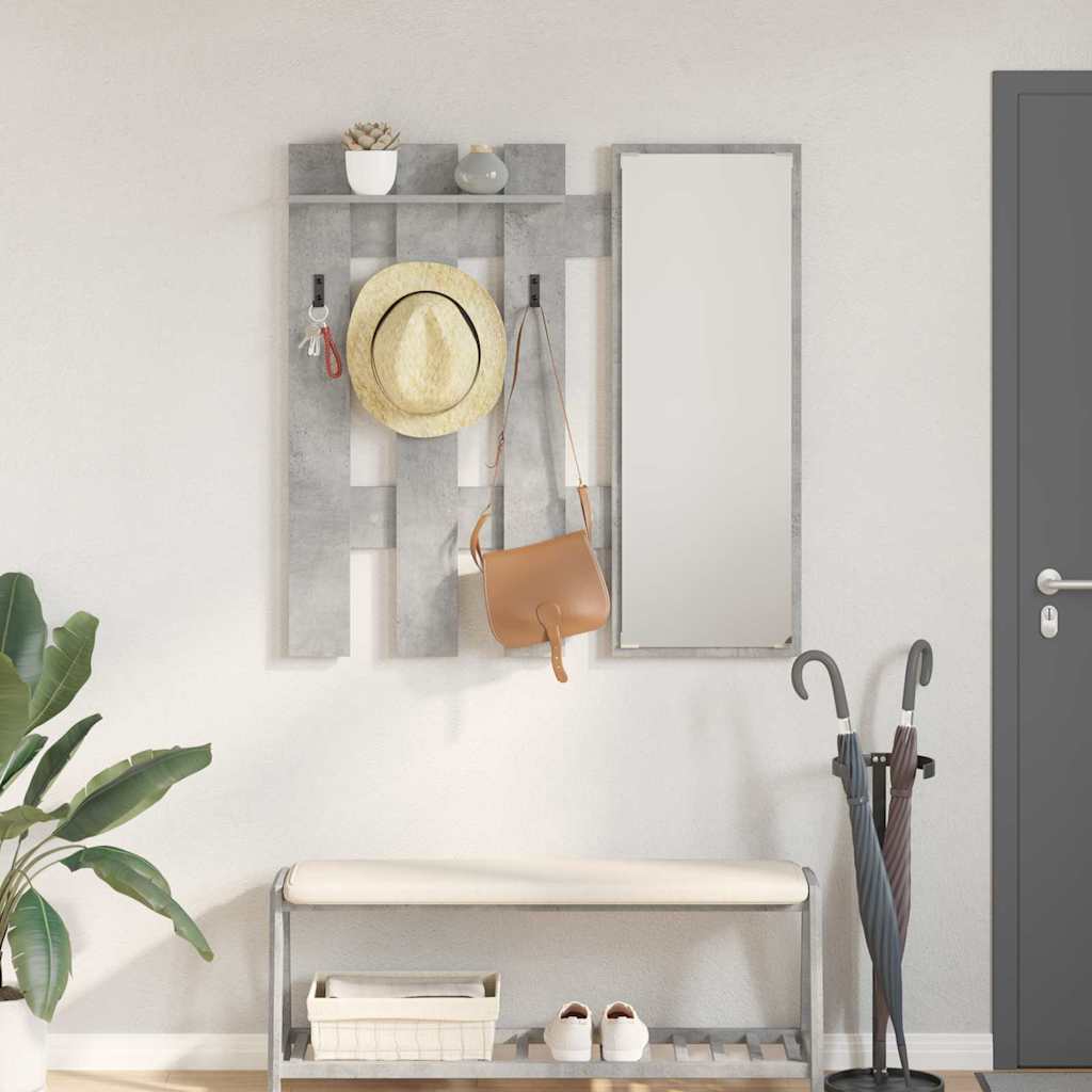 Wall coat rack 100 x 10 x 100 cm Engineered wood