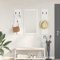 Wall coat rack 96 x 1.5 x 90 cm Engineered wood