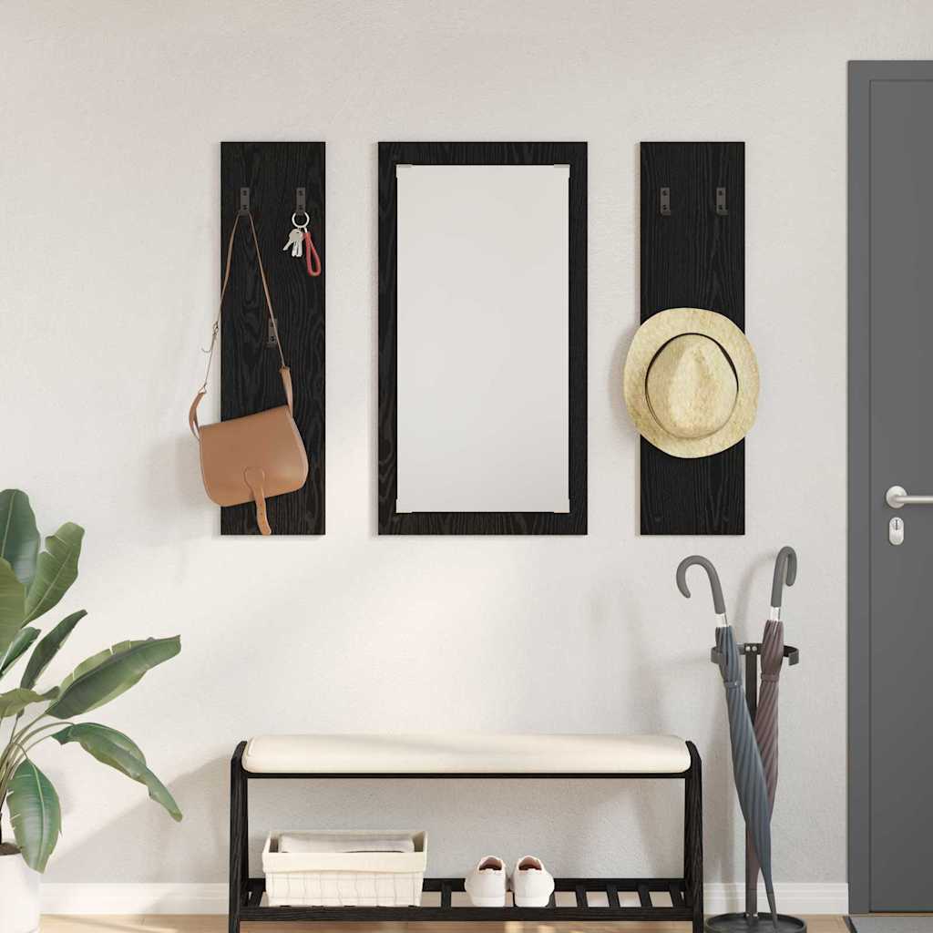 Perchero de pared 96 x 1,5 x 90 cm Madera de ingeniería