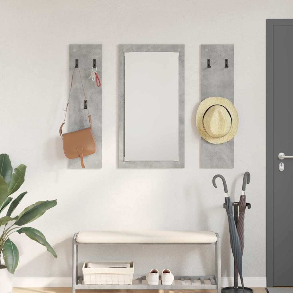 Perchero de pared 96 x 1,5 x 90 cm Madera de ingeniería