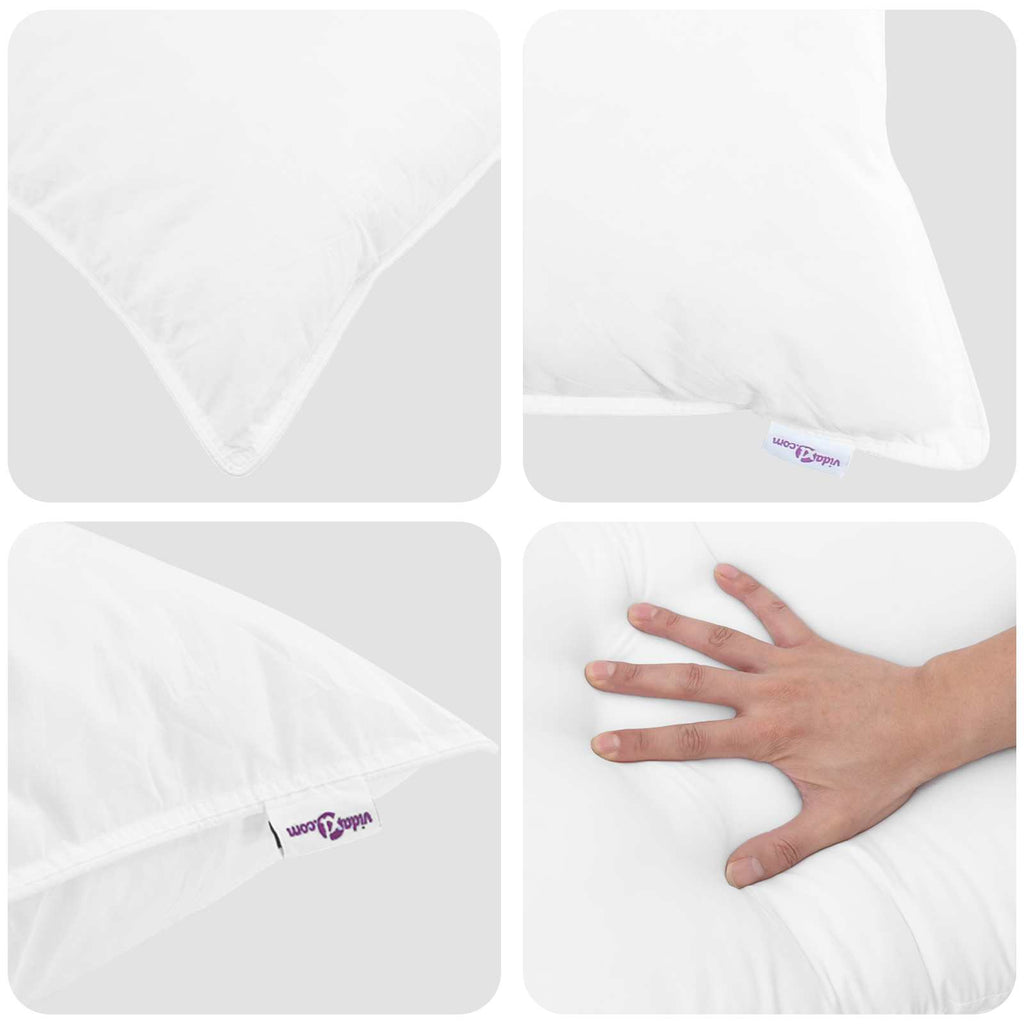 Edredón de Invierno con almohada 2 pcs Pluma de pato