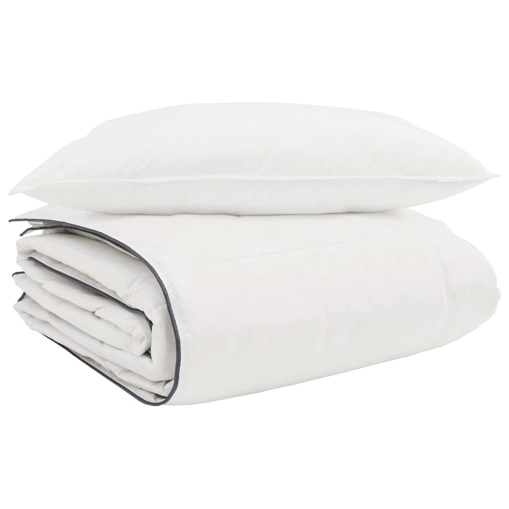 Edredón de Invierno con almohada 2 pcs Pluma de pato