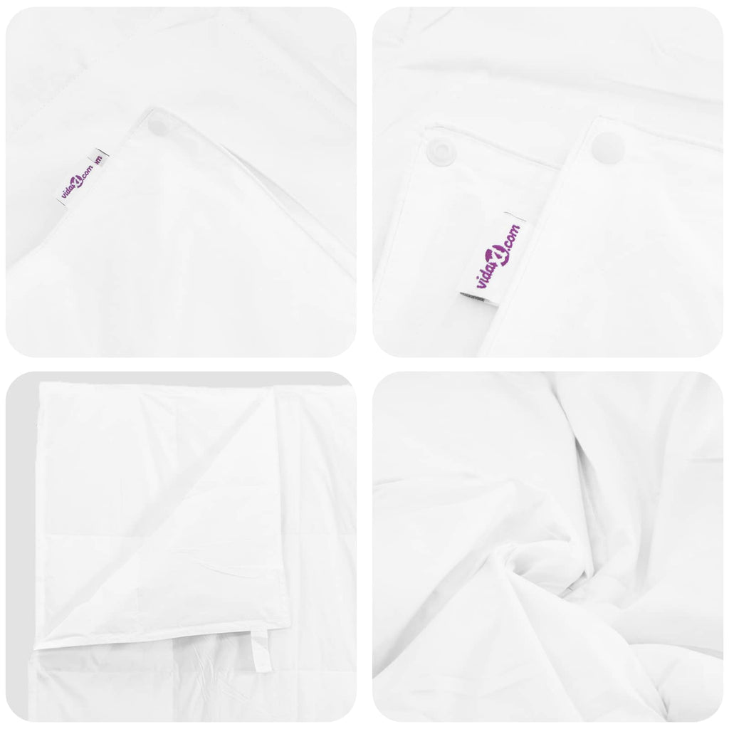 Duvet 2 en 1 con almohada 2 pcs Pluma de pato