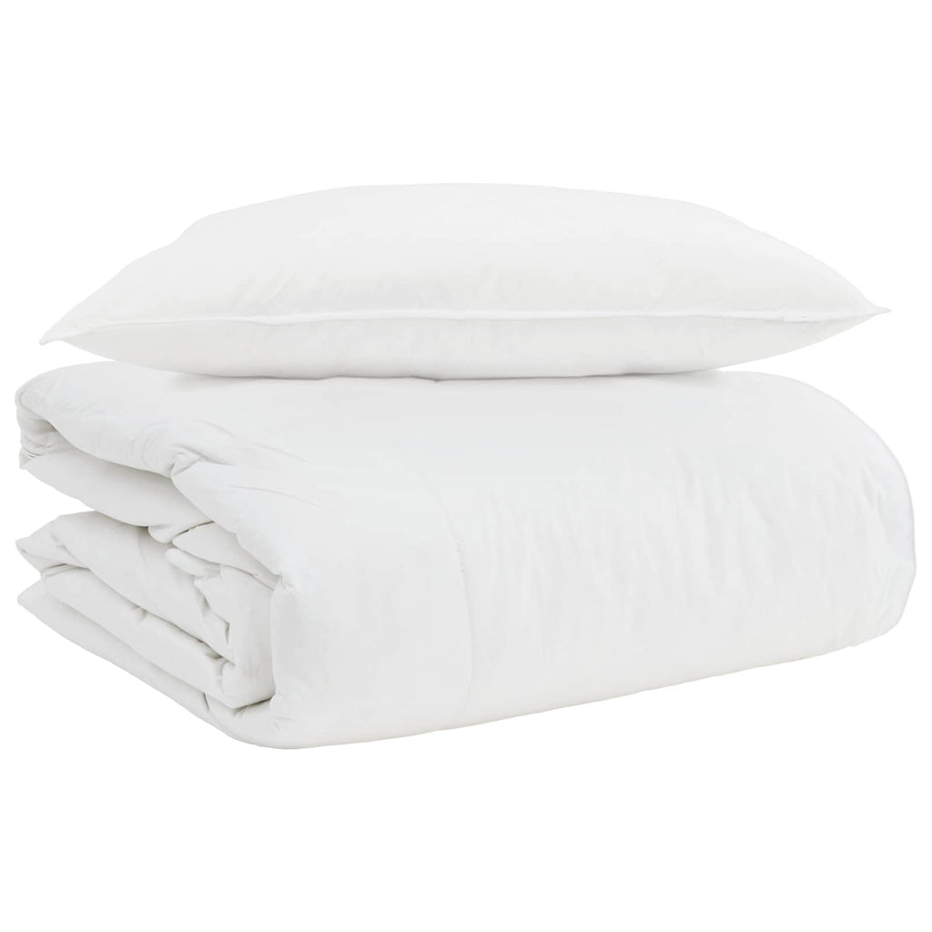 Duvet 2 en 1 con almohada 2 pcs Pluma de pato