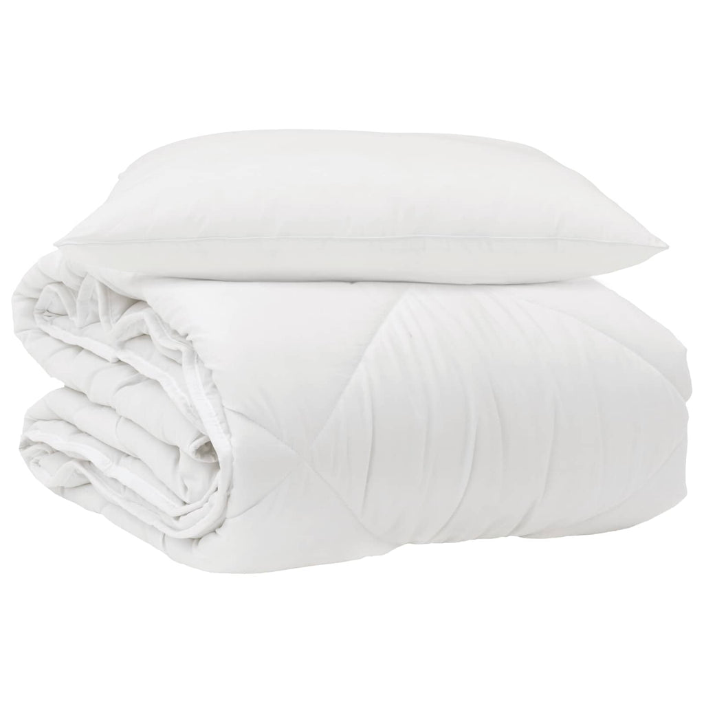 Edredón para todas las estaciones con almohada 2 pcs Microfibra