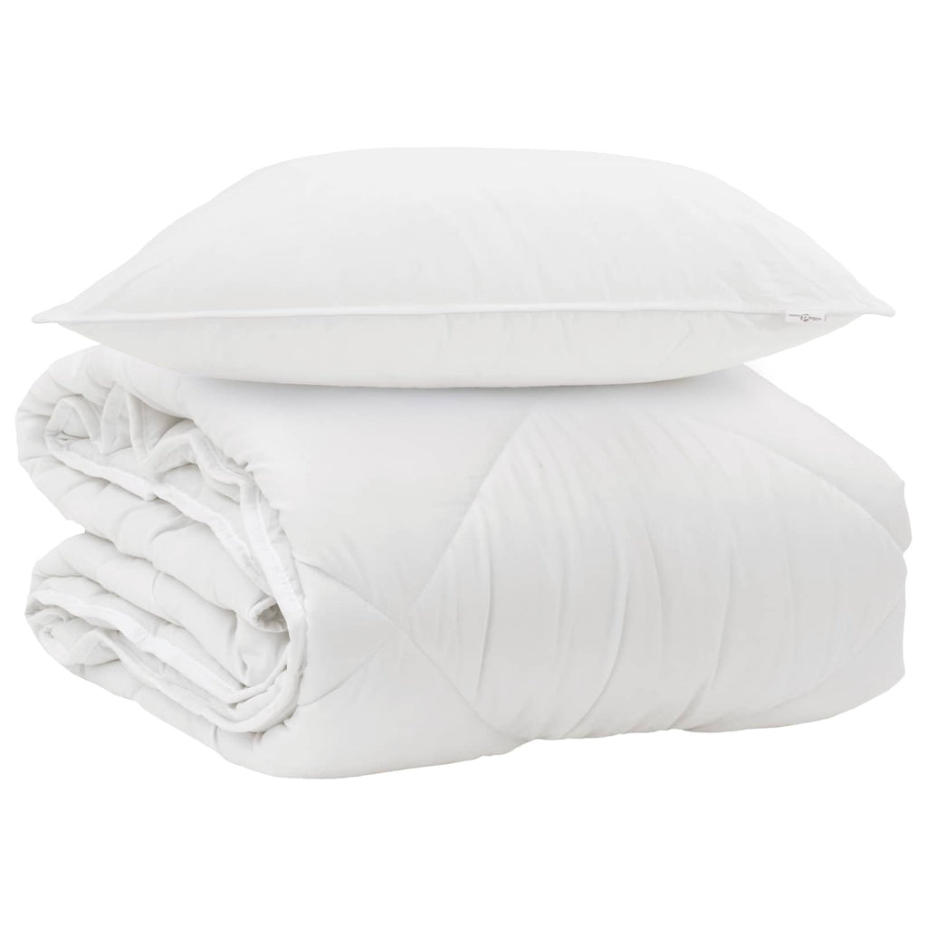 Edredón para todas las estaciones con almohada 2 pcs Microfibra