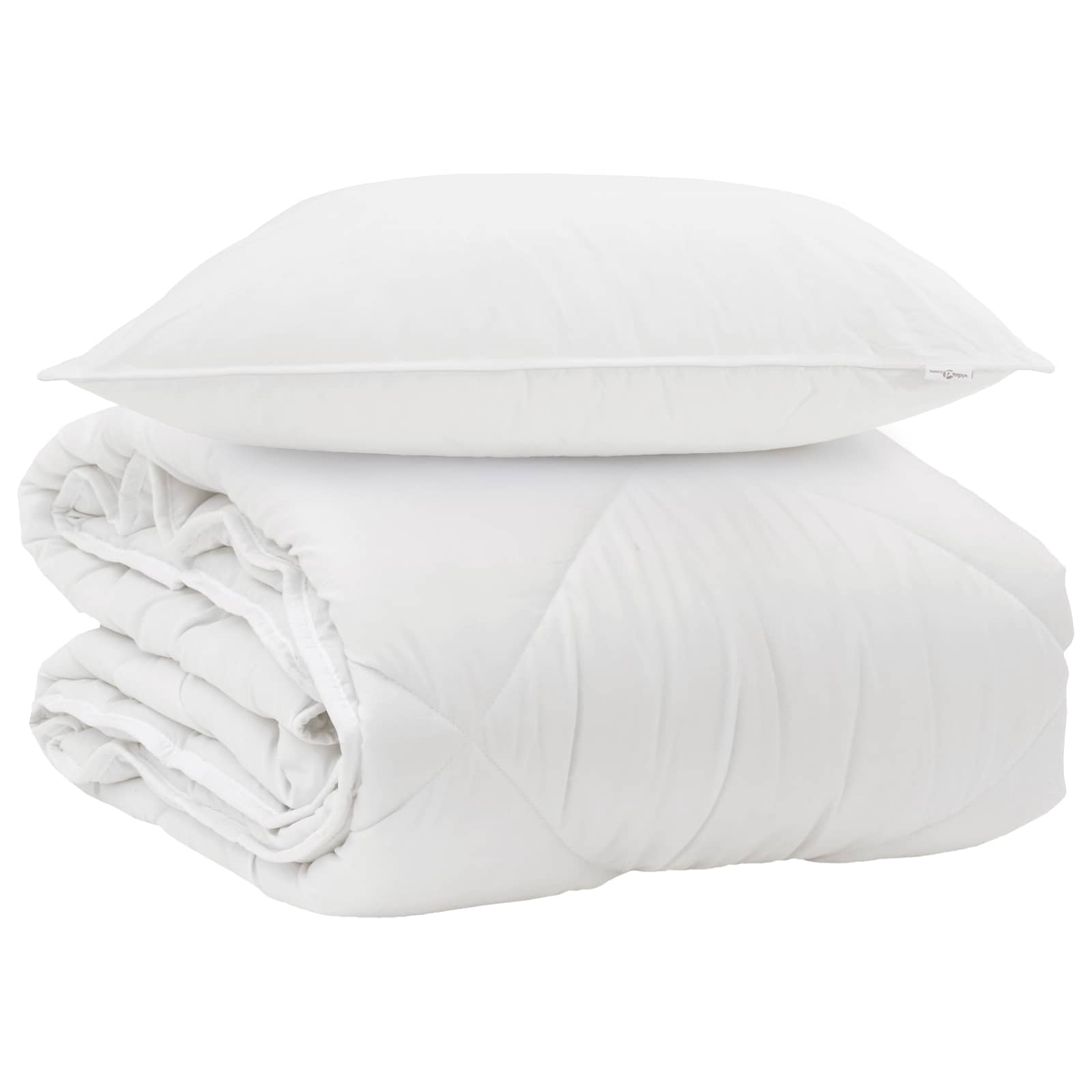 Edredón para todas las estaciones con almohada 2 pcs Microfibra