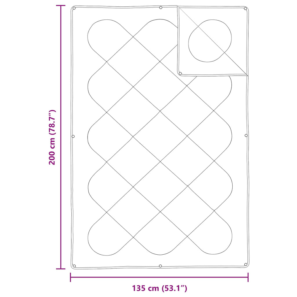 Juego de Edredón con almohada 2 pcs Microfibra