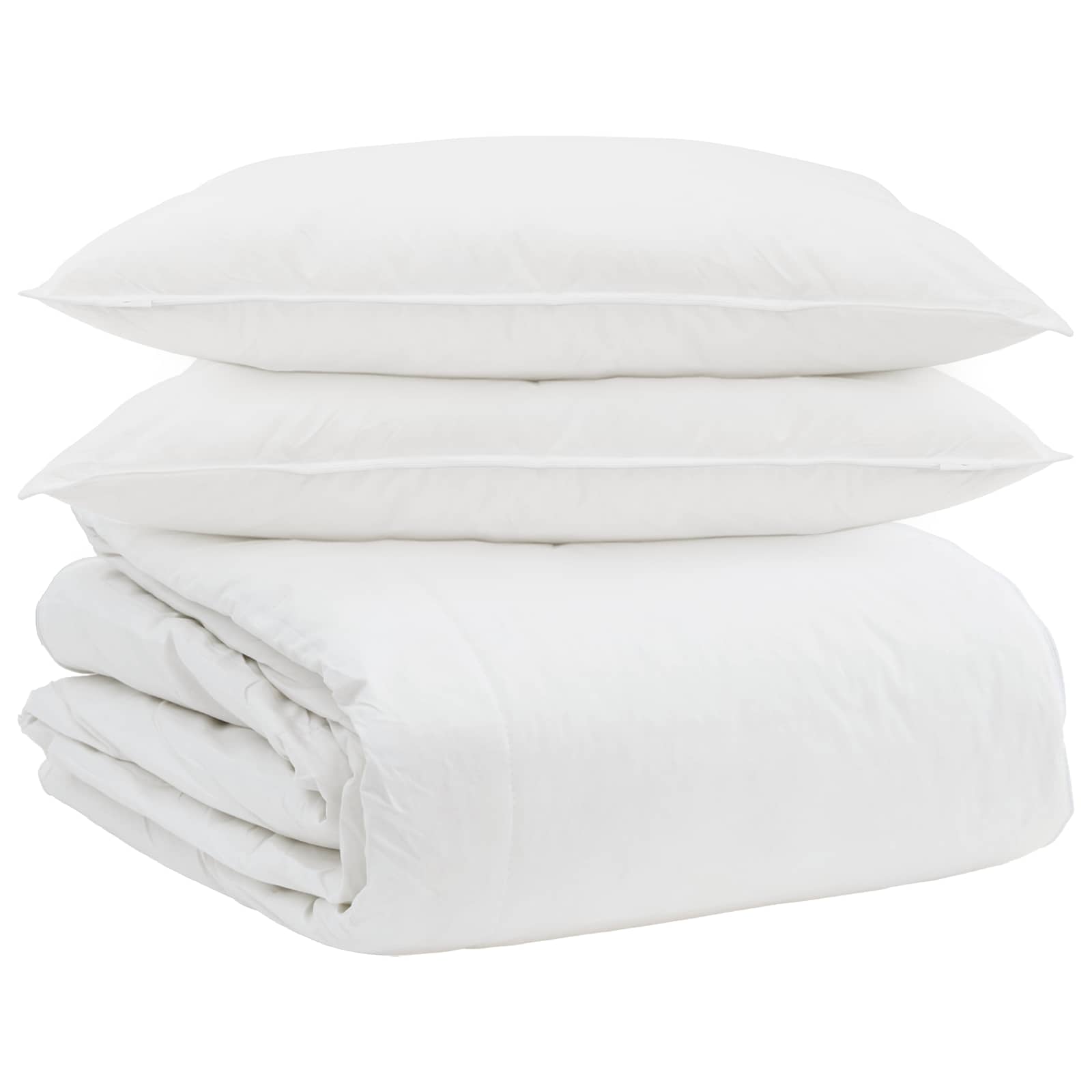 Juego de Edredón con almohada 3 pcs Pluma de pato