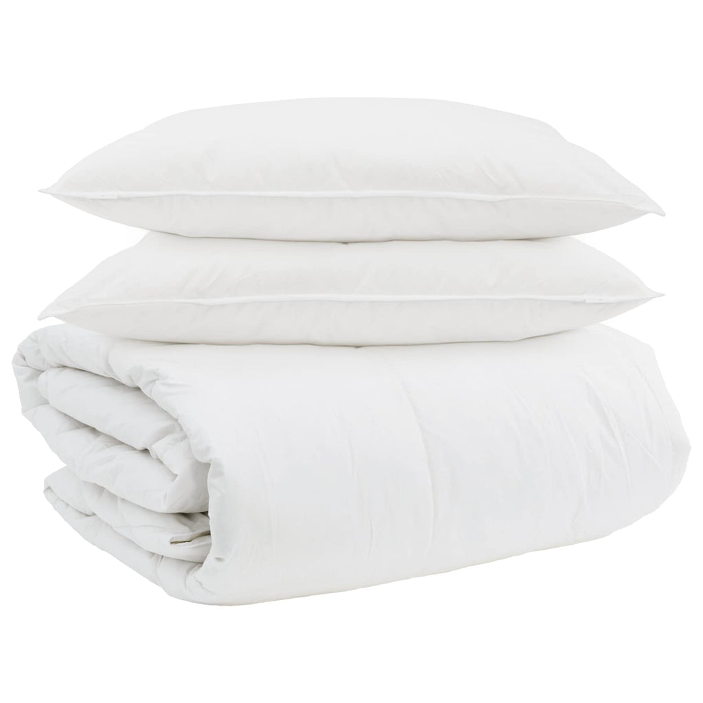 Juego de Edredón con almohada 3 pcs Pluma de pato