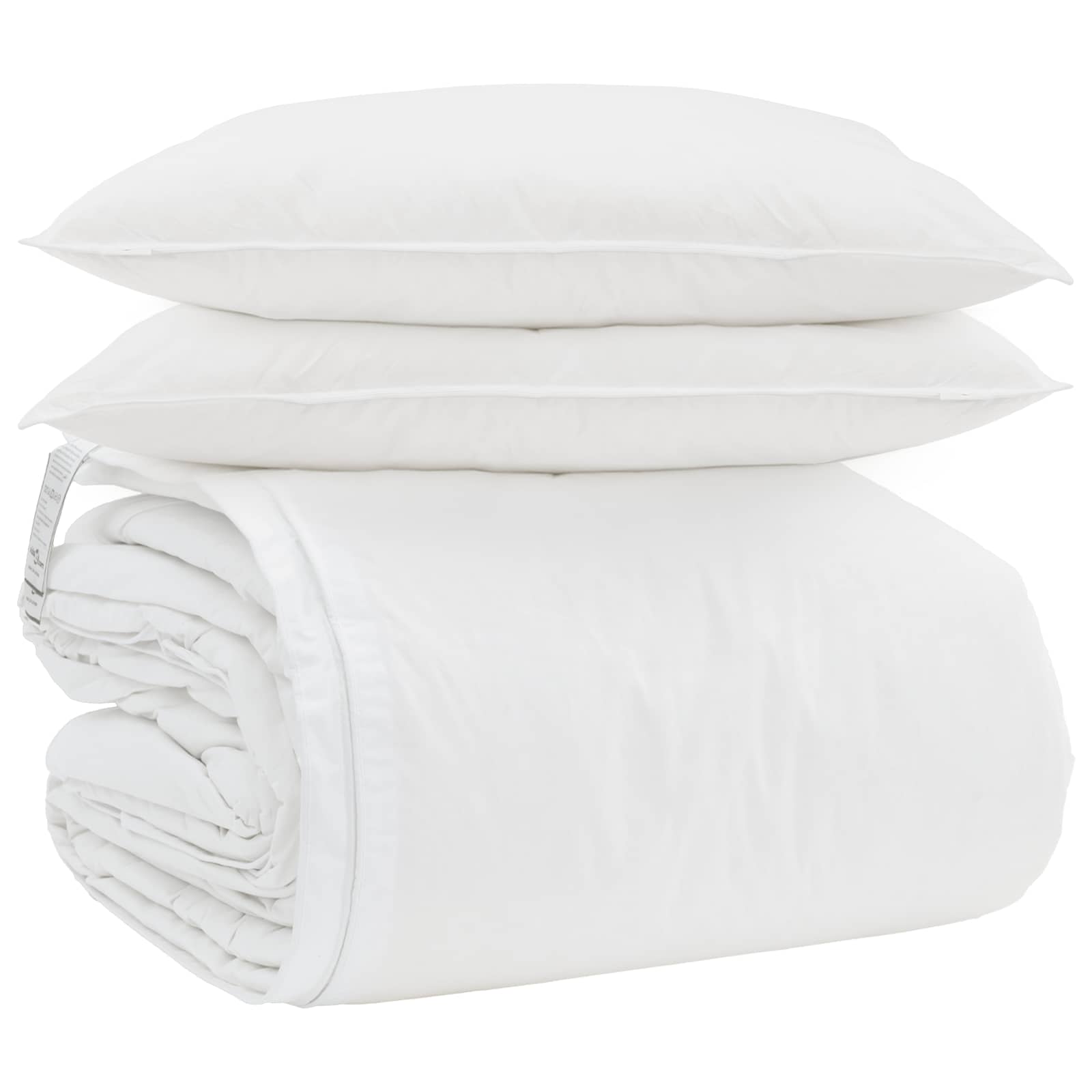 Juego de Edredón con almohada 3 pcs Pluma de pato