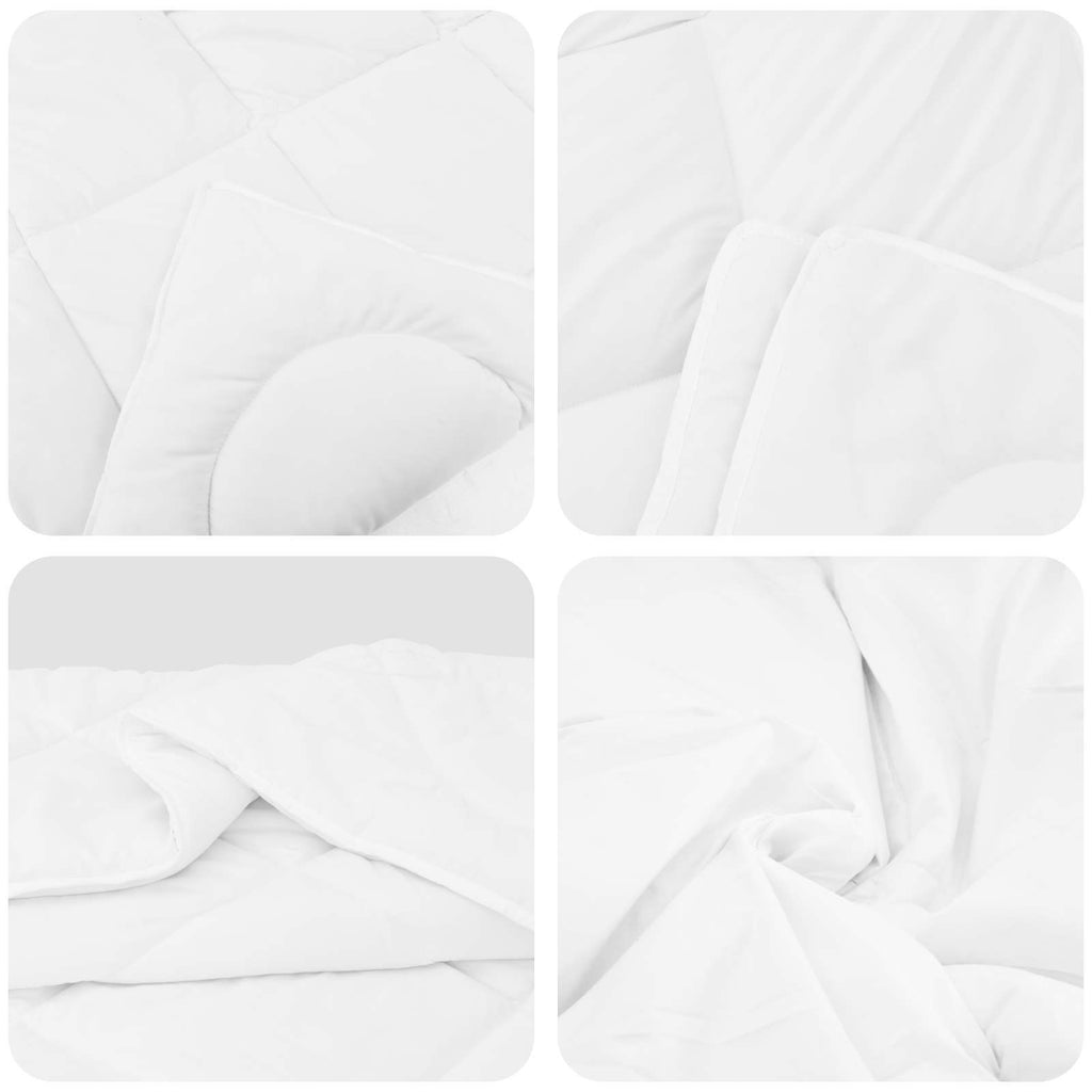 Juego de Edredón con almohada 3 pcs Microfibra y Plumas de Pato