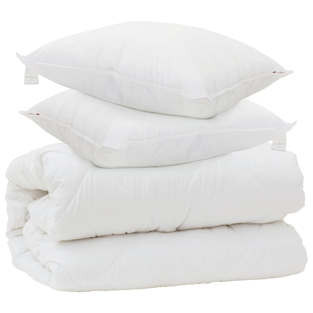 Edredón con almohadas con almohada 3 pcs Microfibra