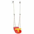 Columpio infantil 2 pcs Rojo 36 x 43 x 42 cm Plástico
