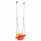 Columpio infantil 2 pcs Rojo 36 x 43 x 42 cm Plástico
