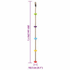 Cuerda de Escalada Multicolor 10,5 x 10,5 x 201 cm Poliéster