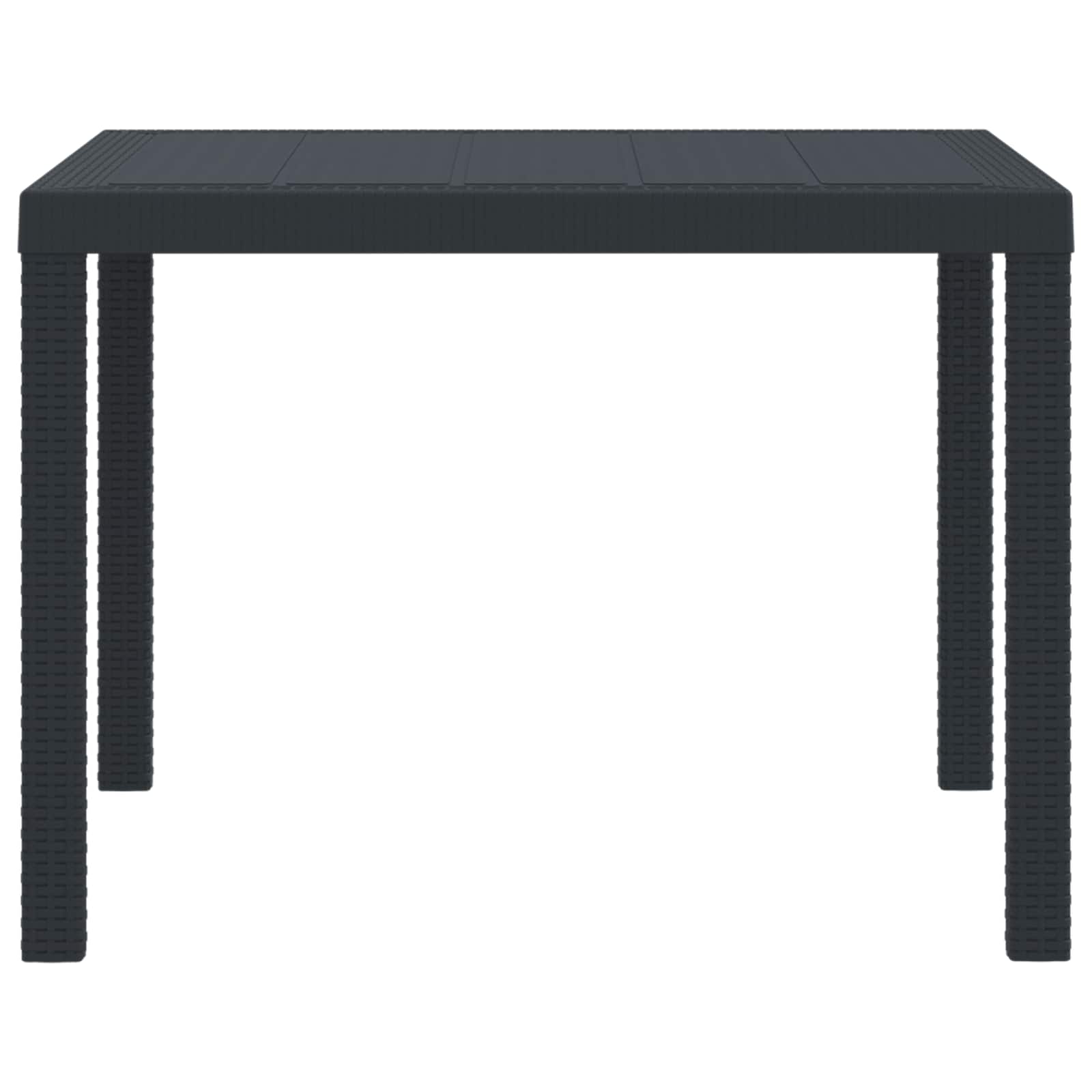 Garden Table 100 x 100 x 73 cm Synthetic Rattan