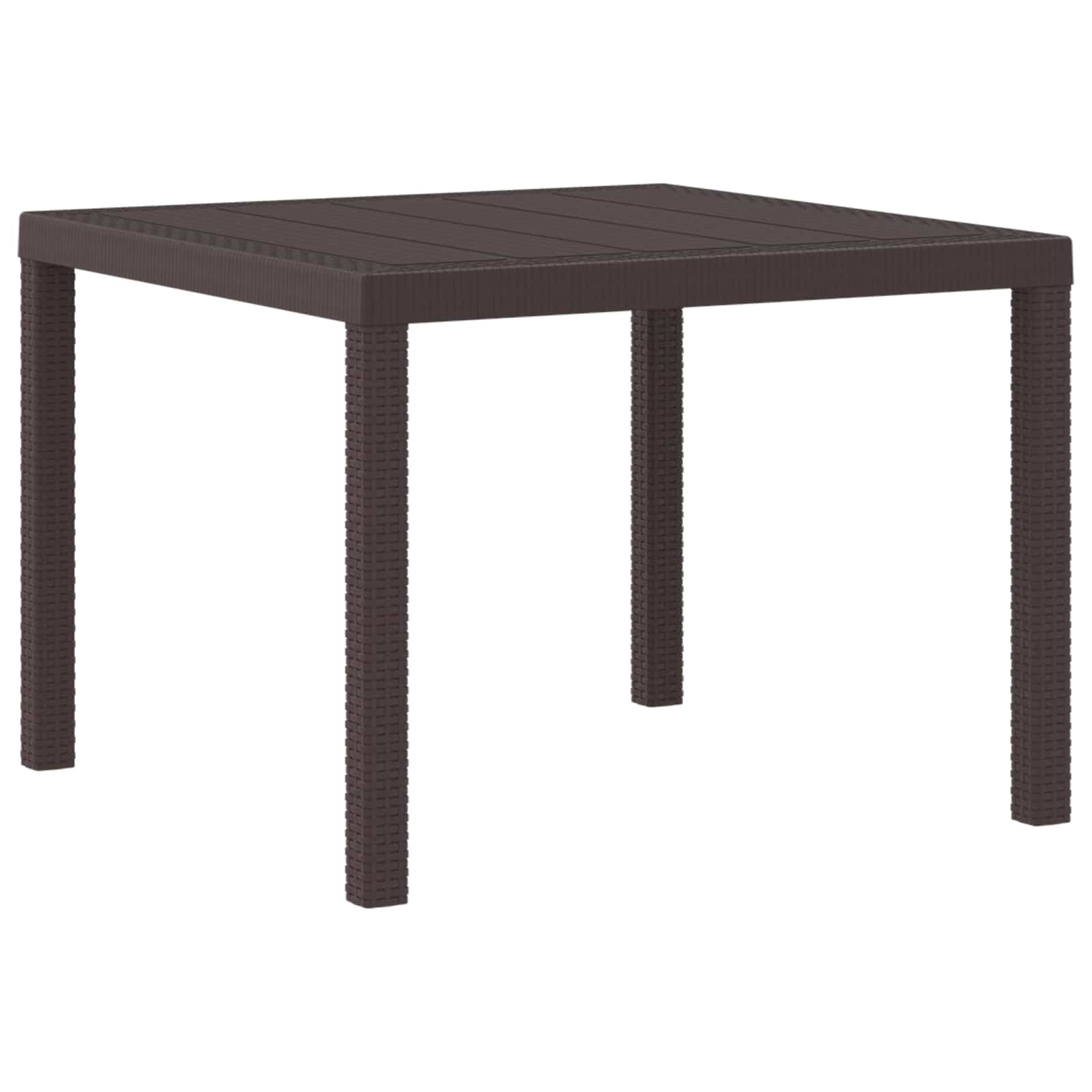 Garden Table 100 x 100 x 73 cm Synthetic Rattan