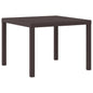Mesa de Jardín 100 x 100 x 73 cm ratán sintético