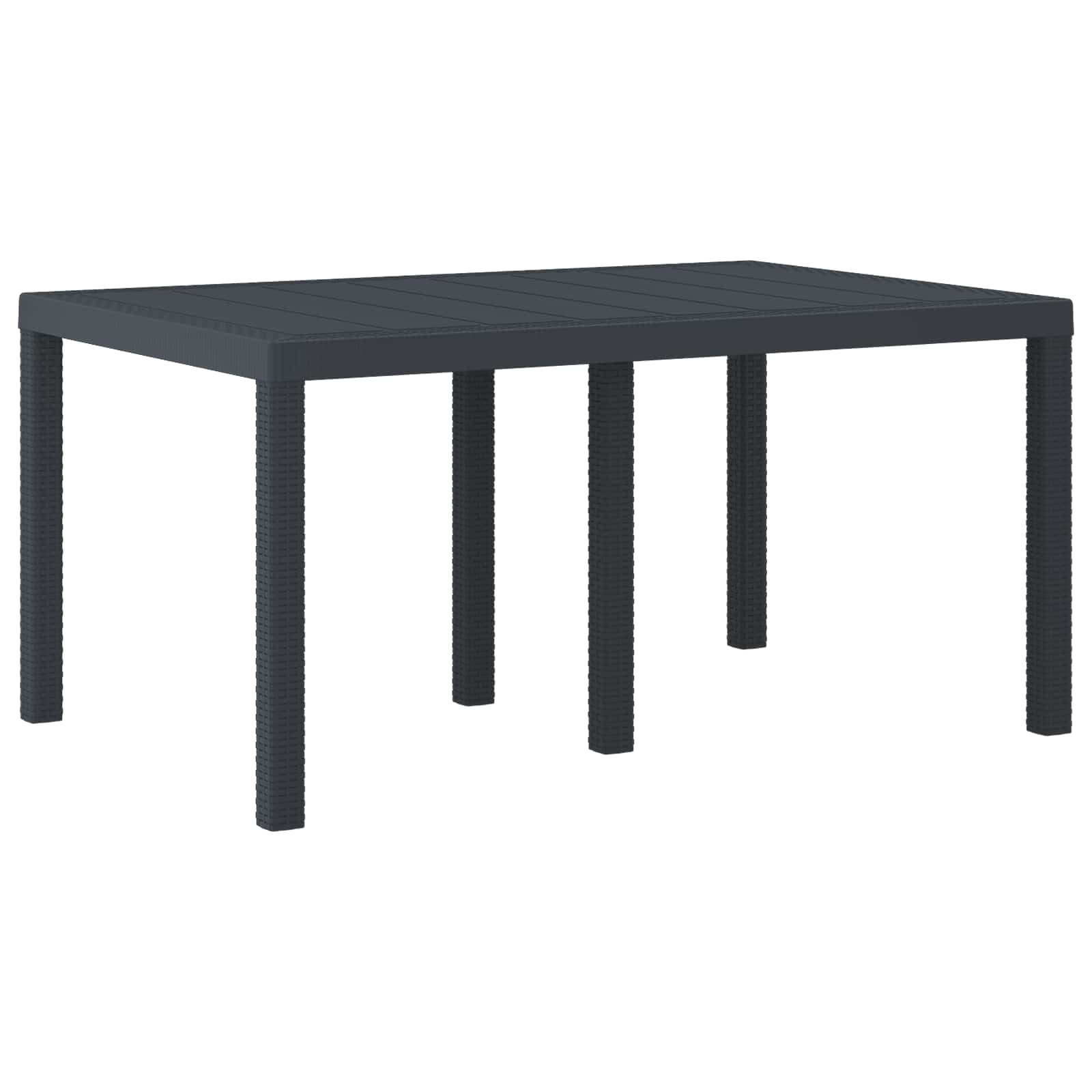 Garden Table 100 x 100 x 73 cm Synthetic Rattan