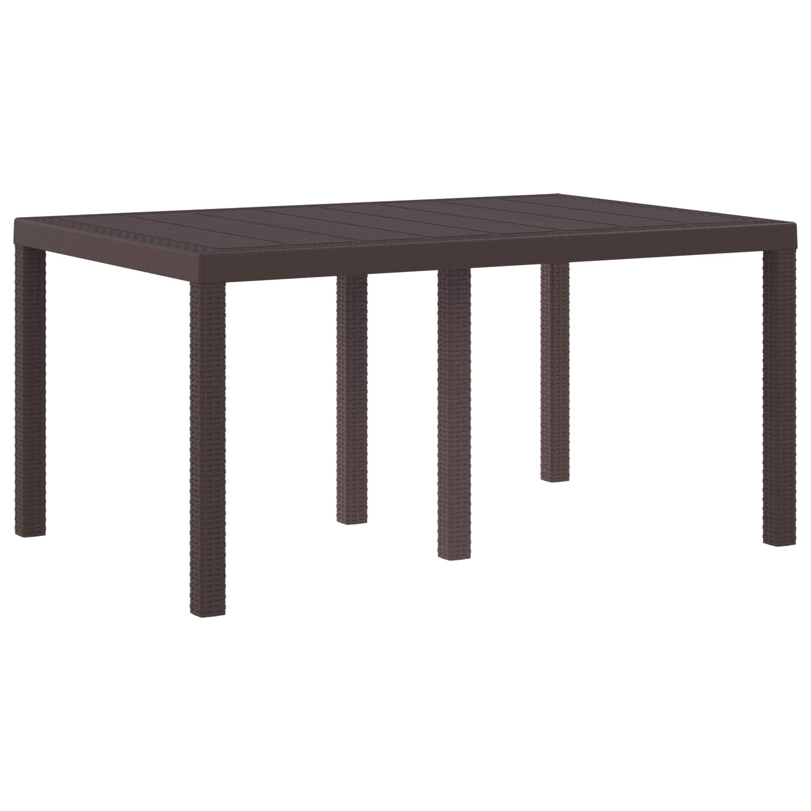 Garden Table 100 x 100 x 73 cm Synthetic Rattan