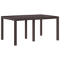 Mesa de Jardín 100 x 100 x 73 cm ratán sintético
