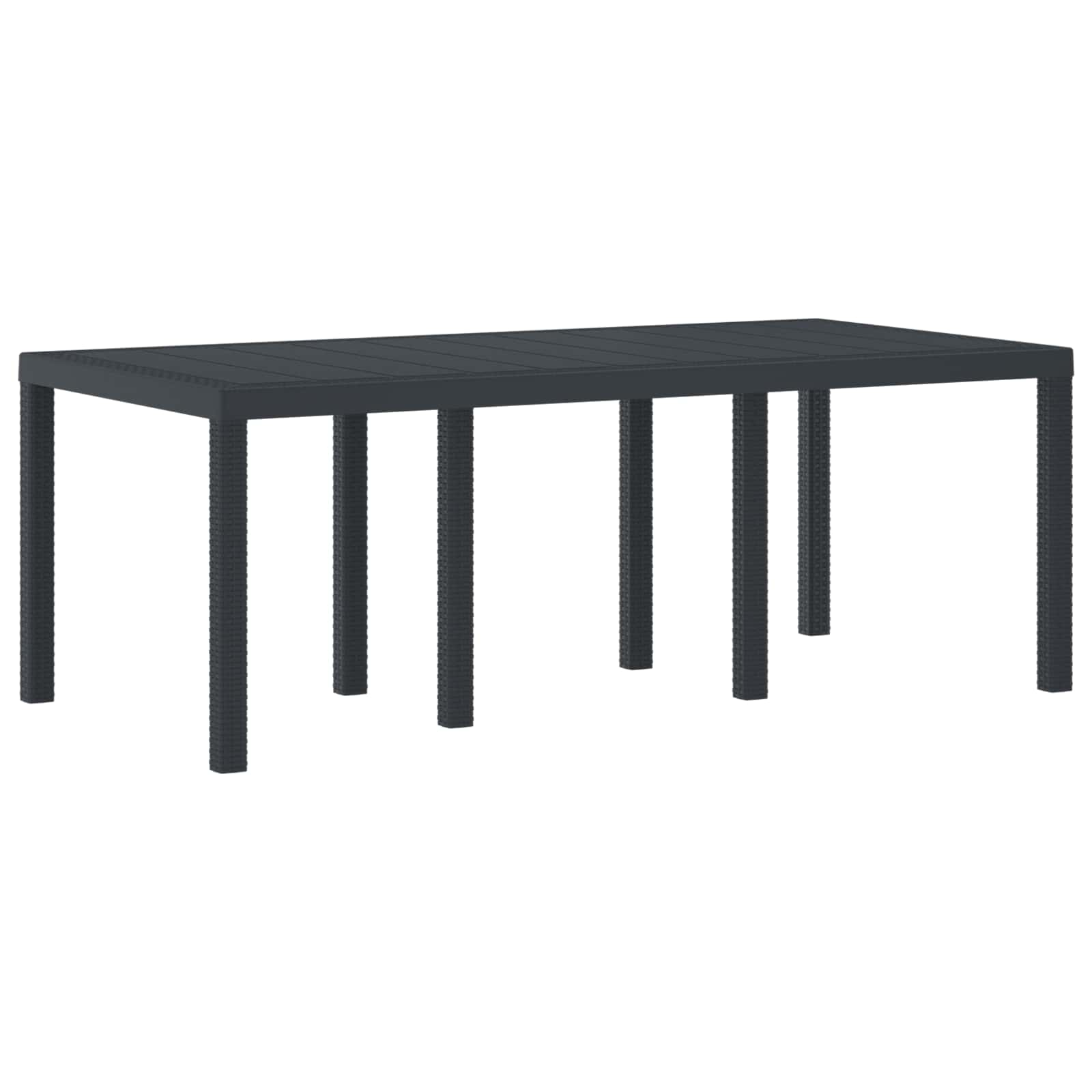 Garden Table 100 x 100 x 73 cm Synthetic Rattan