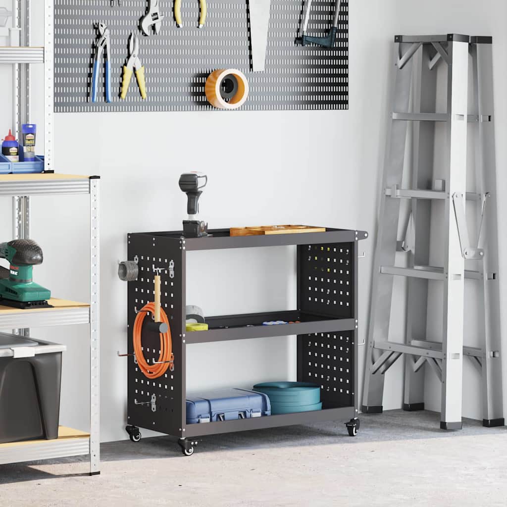 Tool cart 65 x 35 x 111 cm Cold-rolled steel