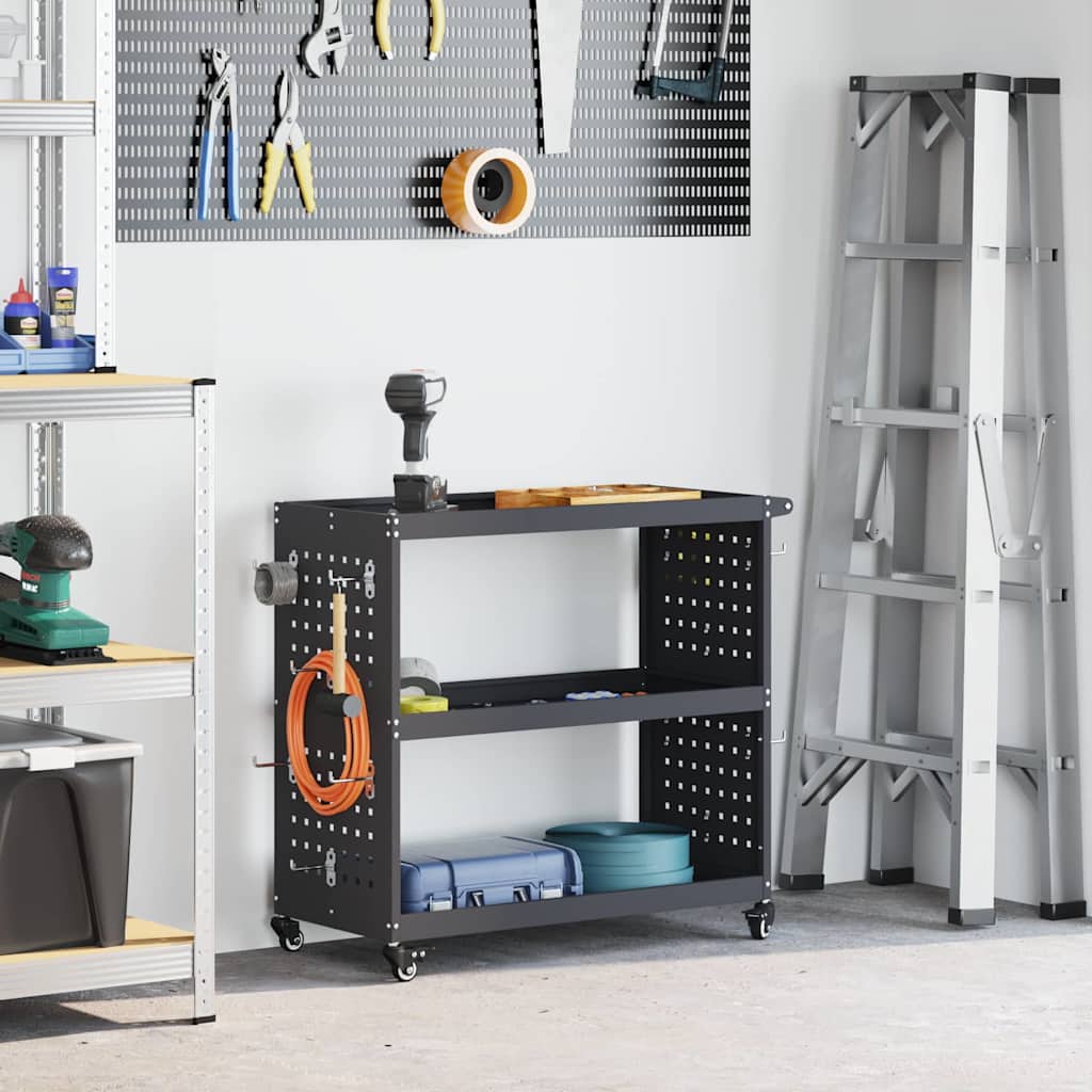 Tool cart 65 x 35 x 111 cm Cold-rolled steel